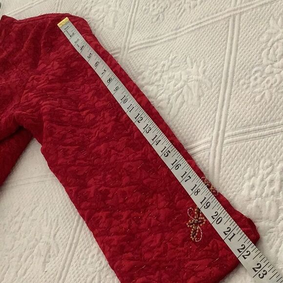 GRAFF Jacket Chinoiserie Silk-Look Jacket Metallic Thread Bead Cheo… - Picture 9 of 10